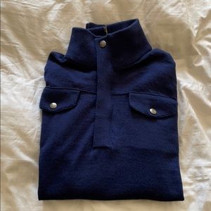 Banana Republic Italian Yarn 3/4 Zip Sweater